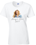 t-shirts Hen Parties Kilkenny A hen party t-shirt with a picture of a young lady and the caption 'Amy' hen 2017.'
